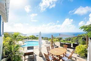 Patio at WV TAN, Colombier, St. Barthelemy