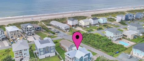 Aerial of Fanta Sea / Overlooking the Ocean