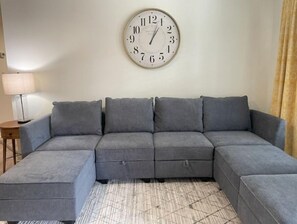 Large sectional couch. 