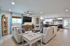 Front room - As you enter the property, you'll see a beautifully remodeled wide open floor plan for the family to gather