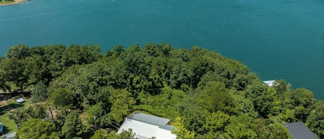 Aerial view of home 