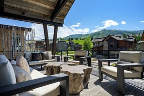 Take in the fresh Colorado air on one of the many decks