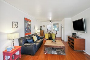 Living Room | Free WiFi | Window A/C Unit