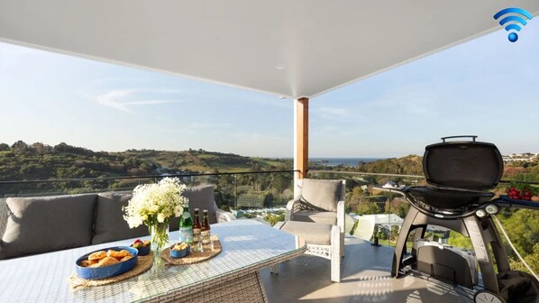 Amazing views from balcony | BBQ
