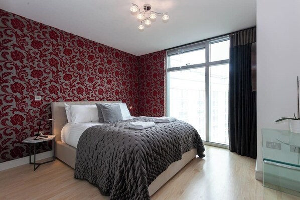 Get a great night's sleep in our stylish and cosy bedroom