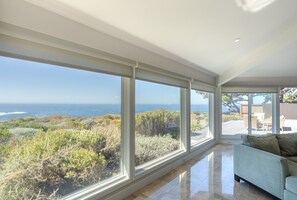 Living Room with Stunning Ocean Views