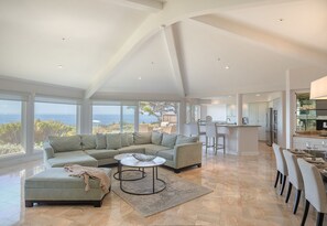 Living Room, Dining Area and Kitchen