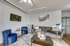 Living Room | Movie Projector | Free WiFi | Full Sleeper Sofa | TV