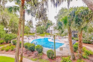 View from Balcony and Living Room
