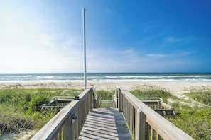 Walkway looking out onto those beautiful waters