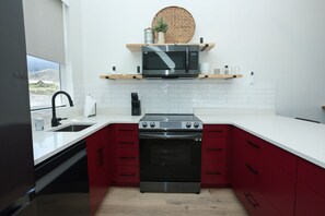 Kitchen with full-size appliances