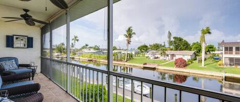 Cape Coral Vacation Rental | 2BR | 2BA | 1,280 Sq Ft | Staircase to Enter