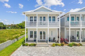 Driveway and Front Entrance to the House