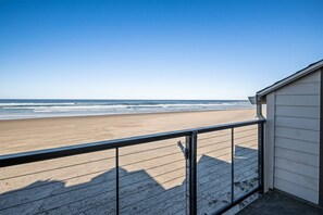 Step on to the deck to take in the panoramic oceanfront views.