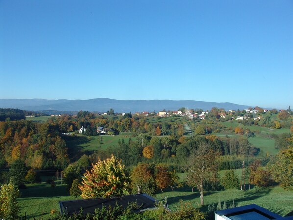 Vue depuis l’hébergement