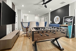 Loft w/ Foosball & Poker Table