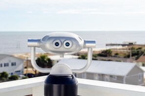 Vue sur la plage ou l’océan