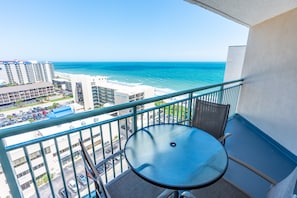 Amazing View of the Ocean from the Large Balcony!