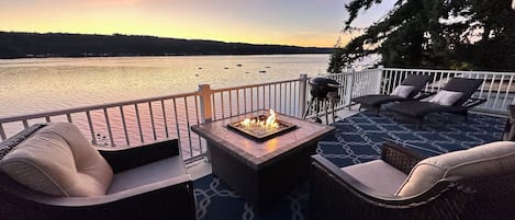 Enjoy the sunsets on your own private patio overlooking Chico Bay!