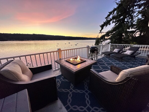 Enjoy the sunsets on your own private patio overlooking Chico Bay!