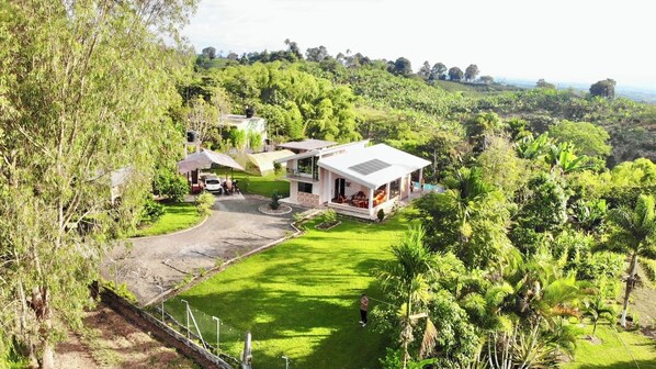 Top view of the premises 