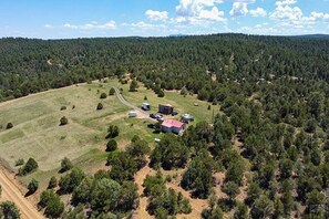 Another aerial view of Bear's Den Cabin