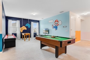 Have hours of fun in the game room!