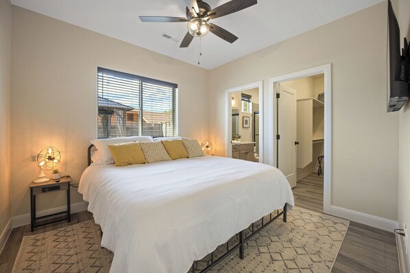 Master Bedroom with King Bed