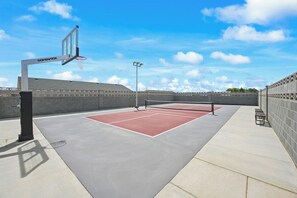 Pickleball Court with Basketball Hoop - shared with one other unit