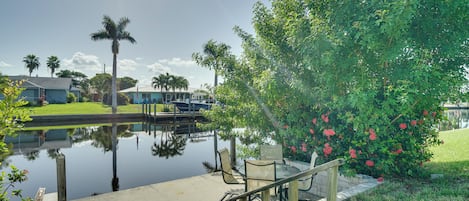 Cape Coral Vacation Rental | 3BR | 2BA | 1,336 Sq Ft | 1 Step to Enter