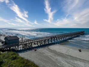 Our pier and beach! You can't beat it.