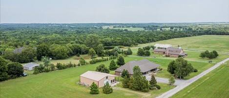 Overhead shot of property.  Just 3.5 miles  north of Highway 51. 