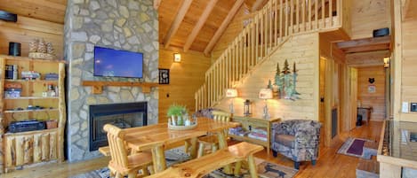 Six Mile Vacation Rental | 3BR | 3BA | 2,000 Sq Ft | Steps Required to Access