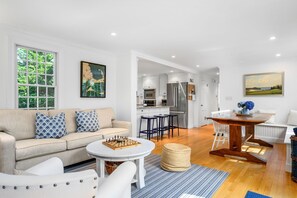 Open concept dining and kitchen