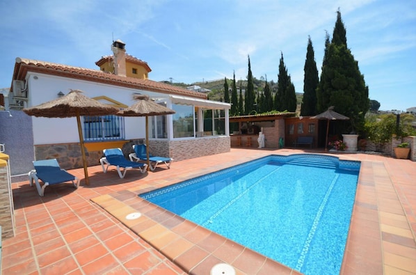 Beautiful villa with private pool and terrace with panoramic sea views
