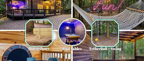 The ultimate family cabin with tons of fun activities to enjoy!