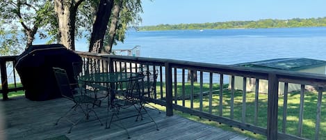 Wolf Creek Retreat on Grand Lake O’ The Cherokees.  Gorgeous view from the deck!