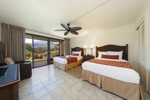 Unit with Double size beds. Exact unit will be assigned upon arrival. Views, colors and decor may vary.