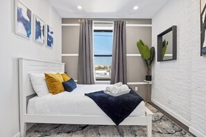 Your cozy sanctuary awaits: a dreamy haven of serenity and style. Welcome to your private retreat, where comfort meets sophistication in every detail.