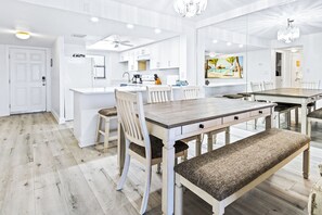 Experience cozy dining, perfect for intimate meals and shared moments in your getaway.