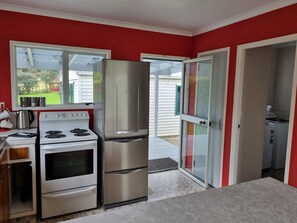 Kitchen to Back Deck/Garage/BBQ area