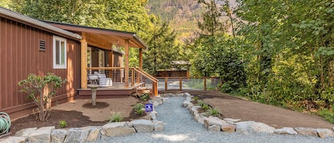 View of the mountains right when you arrive