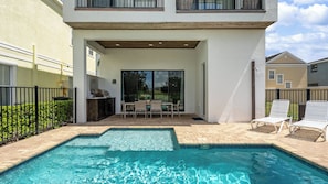 View from Pool and Dining Area