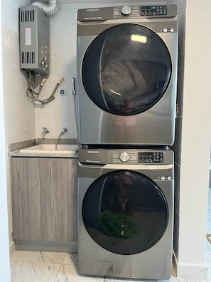 Full size washer and dryer