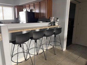 Bar stools for extra seating