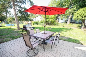 Backyard patio