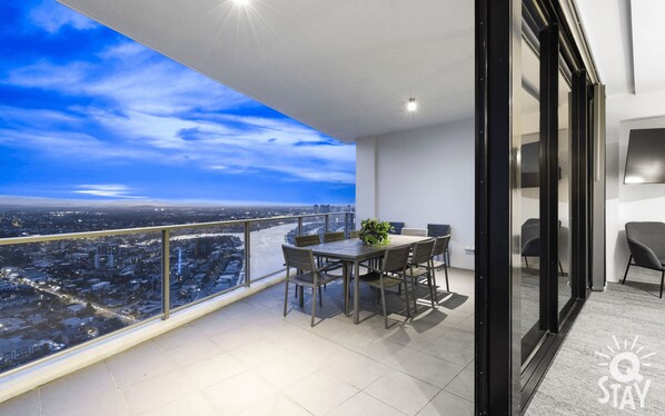Enjoy your morning coffee in our spacious balcony 