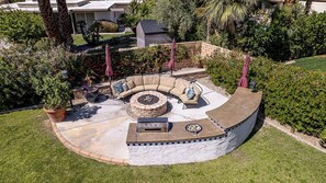 Spend nights by the fire pit