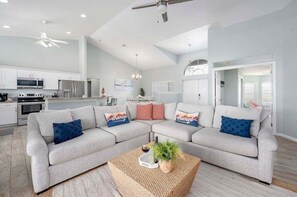 Wave N Sea Is Inviting You with an Open Floor Plan and Beachy Decor