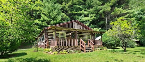 Rock your way to a slower pace on the generous front porch